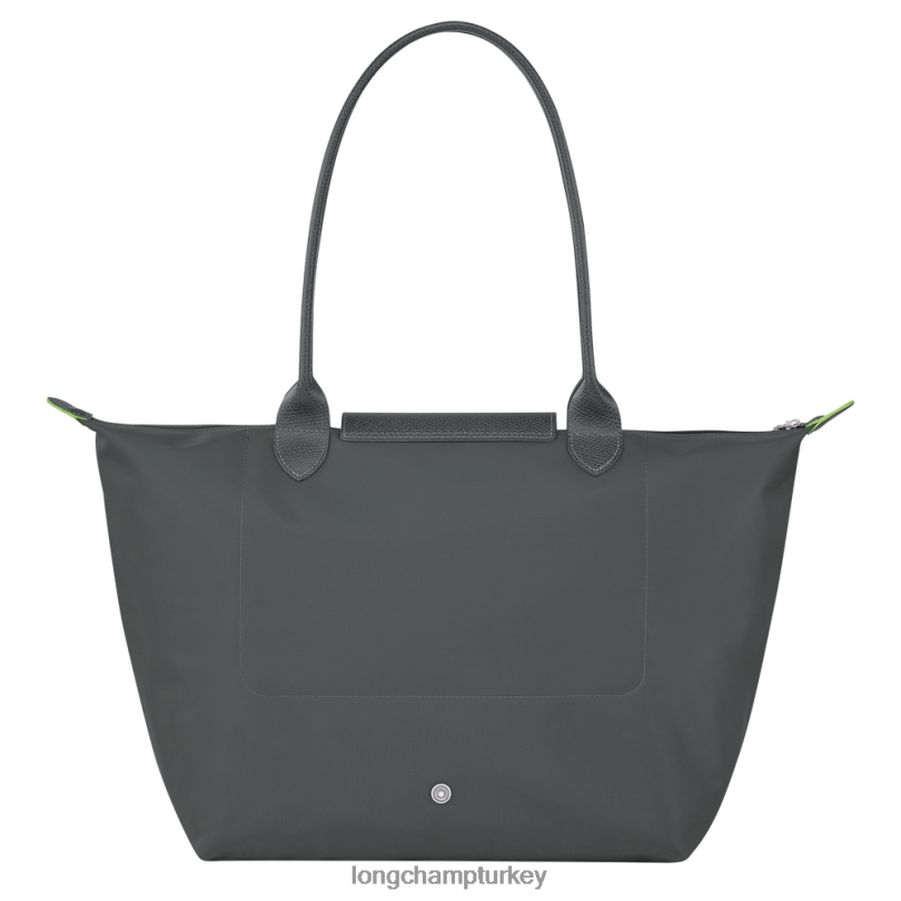 Longchamp çanta grafit kadınlar le pliage yeşil tote çanta NJPBL405