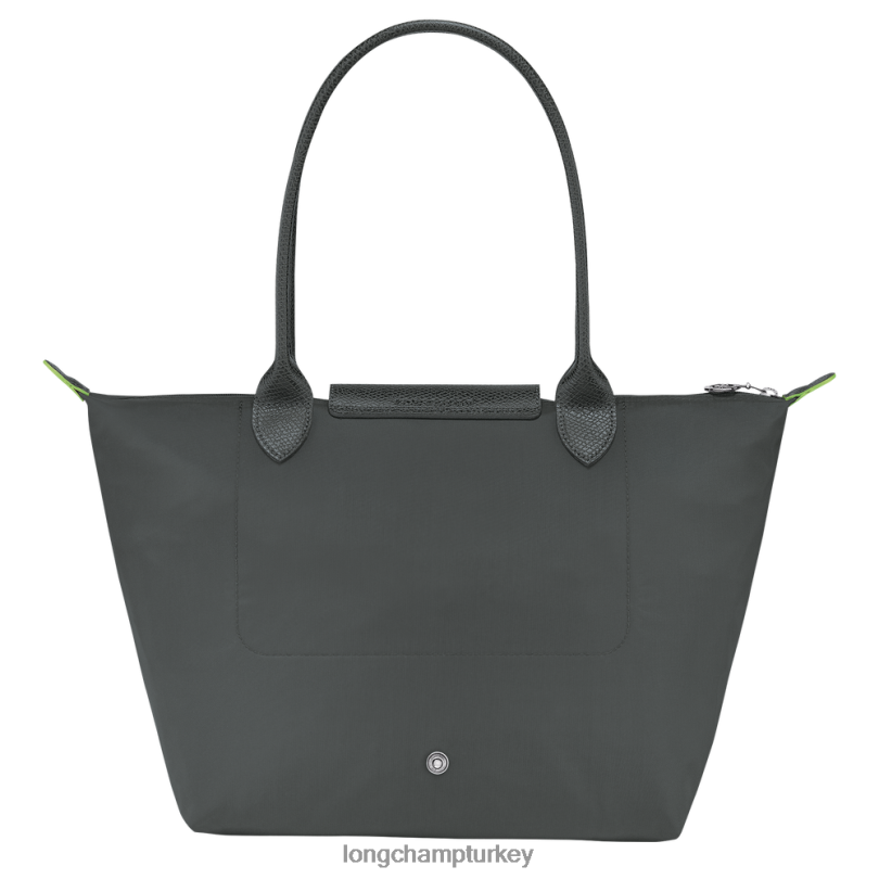 Longchamp çanta grafit kadınlar le pliage yeşil tote çanta NJPBL411