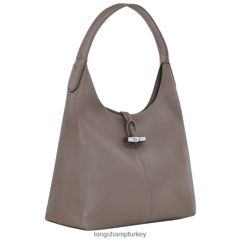 Longchamp çanta gri kadınlar Roseau Essential Hobo Çanta NJPBL358