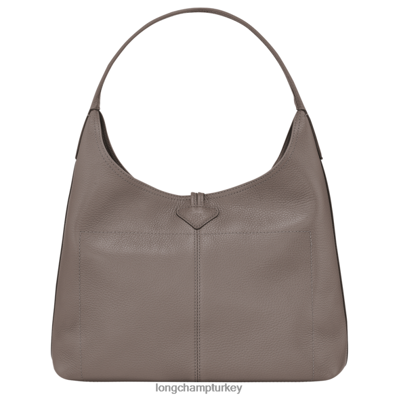 Longchamp çanta gri kadınlar Roseau Essential Hobo Çanta NJPBL358