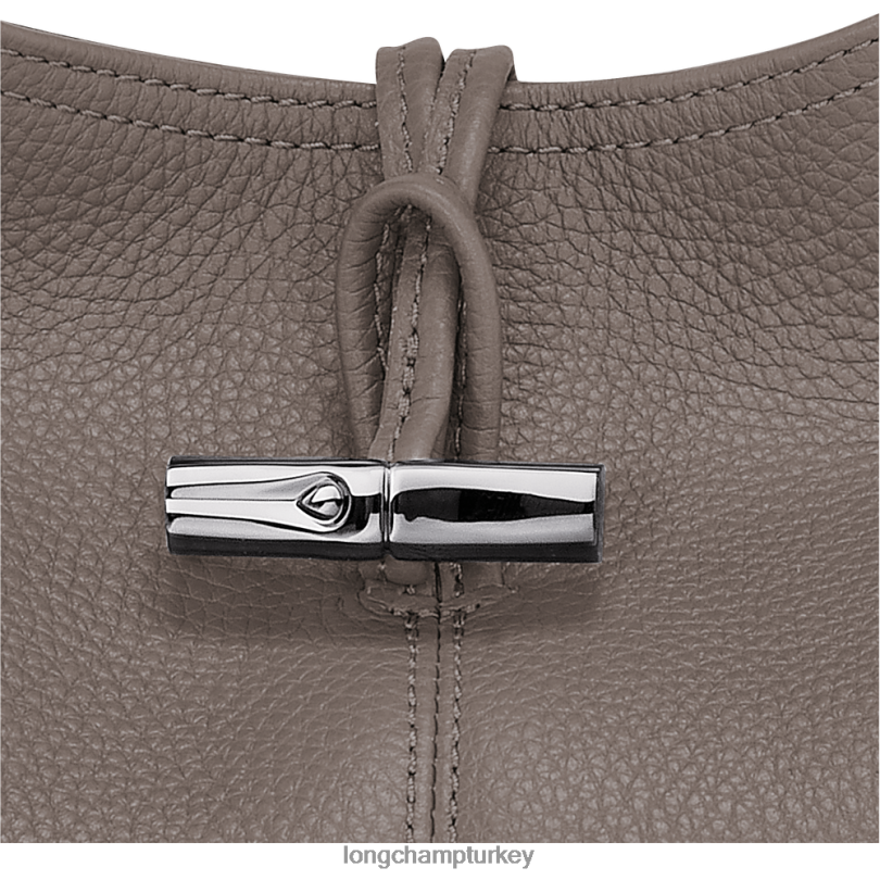 Longchamp çanta gri kadınlar Roseau Essential Hobo Çanta NJPBL358