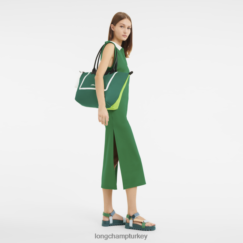 Longchamp çanta çimen/yeşil ışık kadınlar le pliage koleksiyonu çantası NJPBL342
