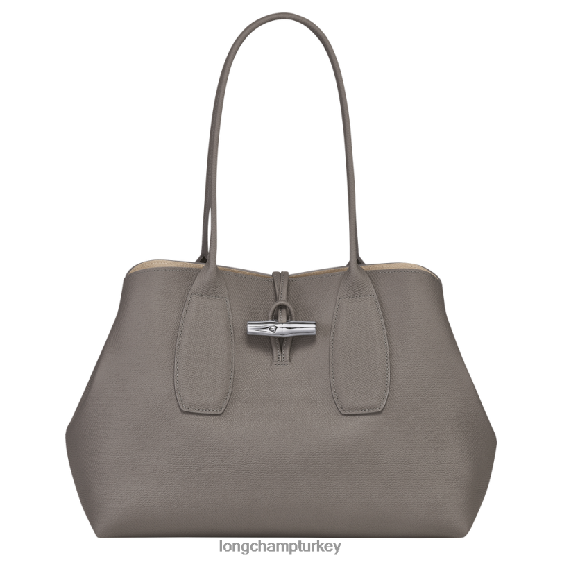 Longchamp çanta kaplumbağa güvercini kadınlar roseau tote çanta NJPBL370