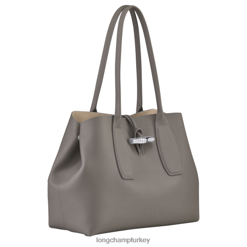 Longchamp çanta kaplumbağa güvercini kadınlar roseau tote çanta NJPBL370