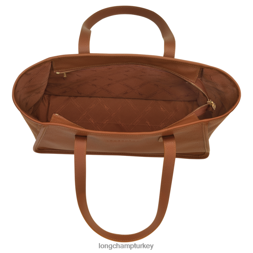 Longchamp çanta karamel kadınlar le foulonne çantası NJPBL385