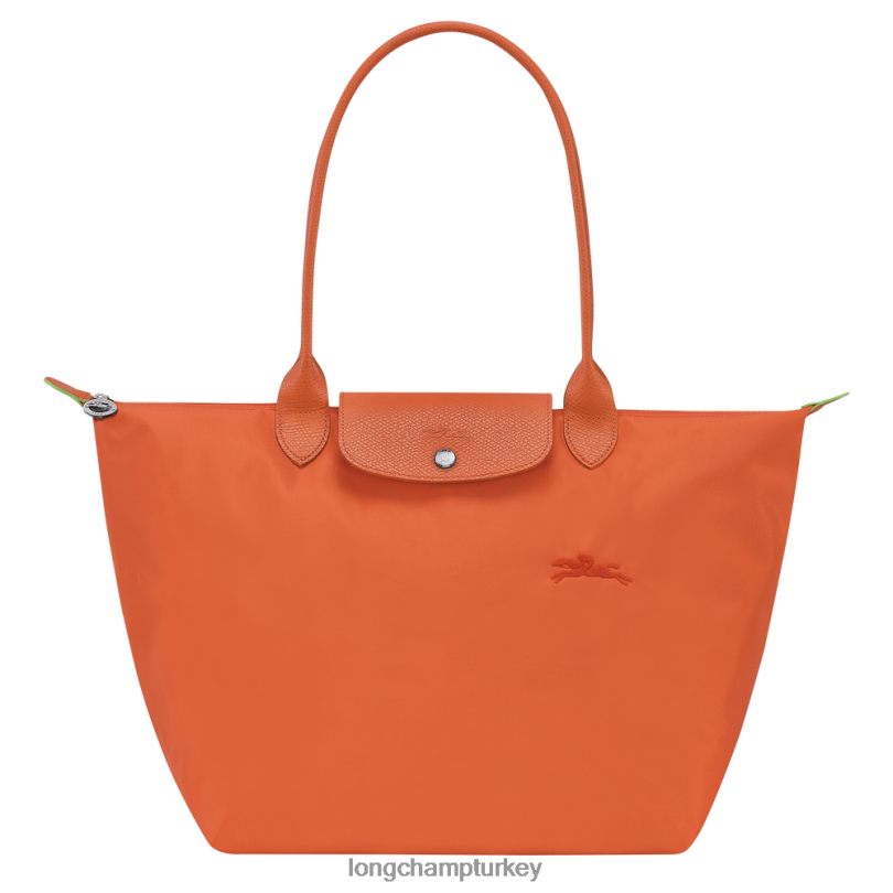 Longchamp çanta karot kadınlar le pliage yeşil tote çanta NJPBL407