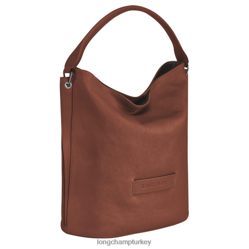 Longchamp çanta konyak kadınlar 3 boyutlu serseri çanta NJPBL402