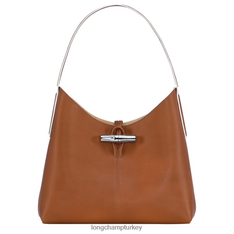Longchamp çanta konyak kadınlar Roseau berduş çantası NJPBL382