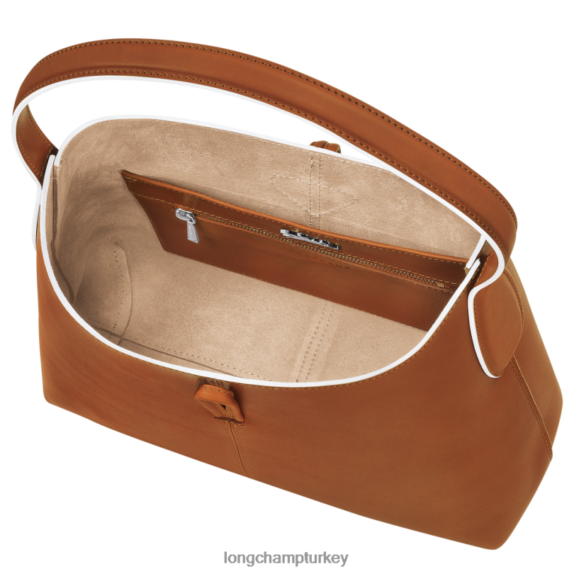 Longchamp çanta konyak kadınlar Roseau berduş çantası NJPBL382