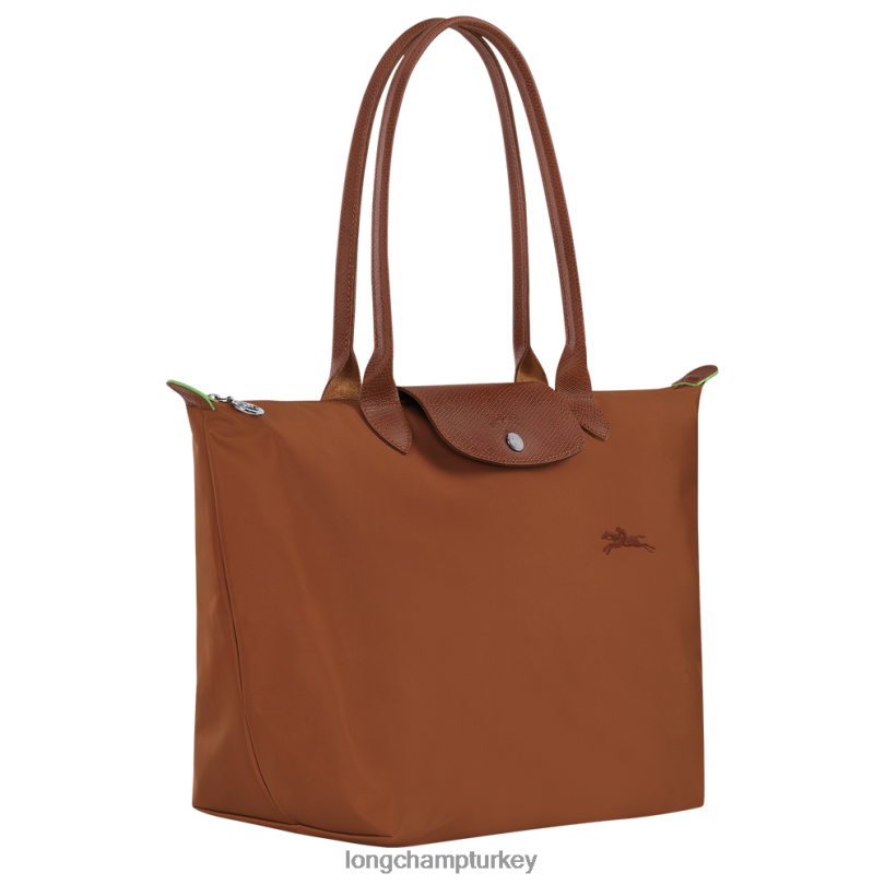 Longchamp çanta konyak kadınlar le pliage yeşil tote çanta NJPBL404