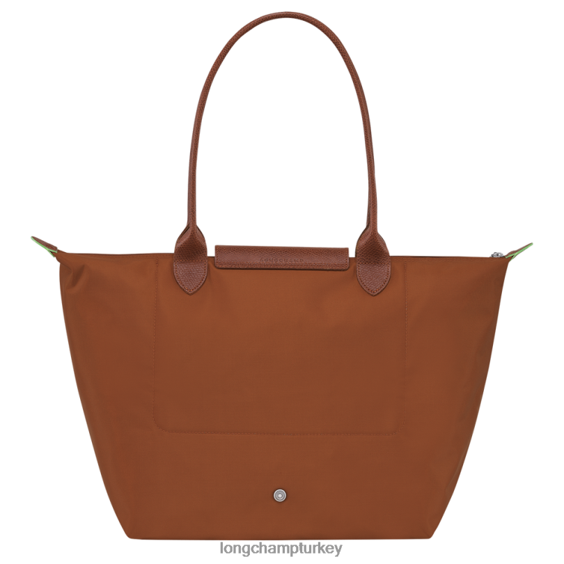 Longchamp çanta konyak kadınlar le pliage yeşil tote çanta NJPBL404