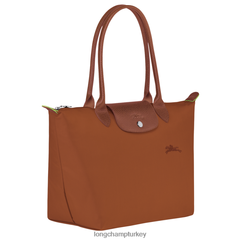 Longchamp çanta konyak kadınlar le pliage yeşil tote çanta NJPBL410