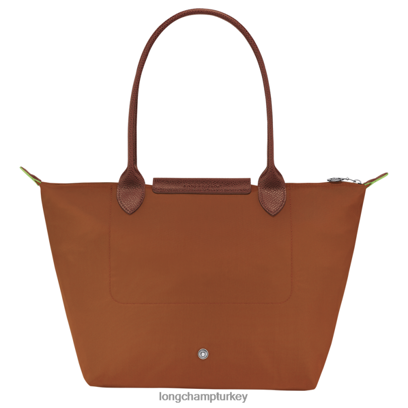 Longchamp çanta konyak kadınlar le pliage yeşil tote çanta NJPBL410