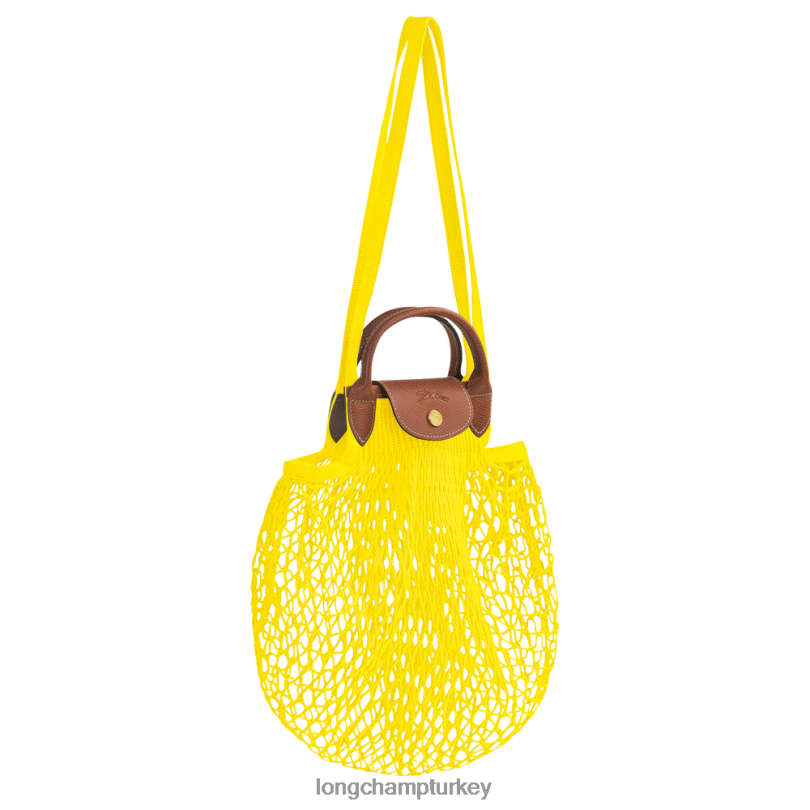 Longchamp çanta limon kadınlar le pliage file file çanta NJPBL2