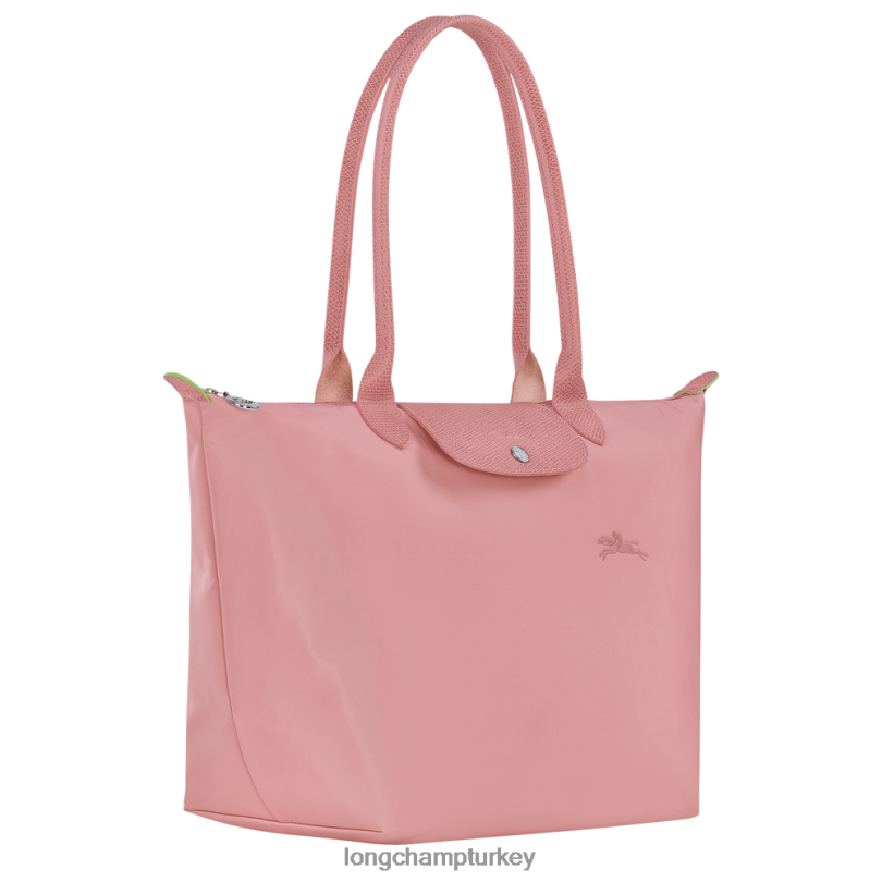 Longchamp çanta petal pembe kadınlar le pliage yeşil tote çanta NJPBL408