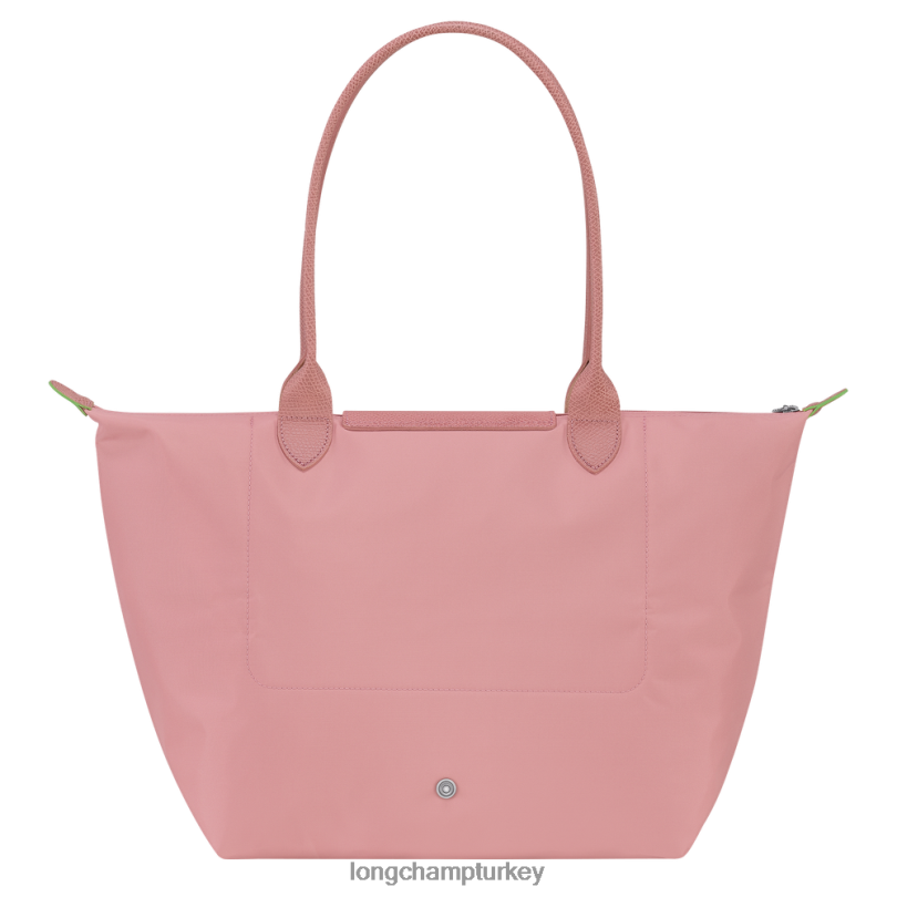 Longchamp çanta petal pembe kadınlar le pliage yeşil tote çanta NJPBL408