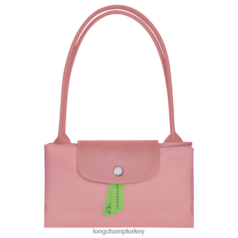 Longchamp çanta petal pembe kadınlar le pliage yeşil tote çanta NJPBL414