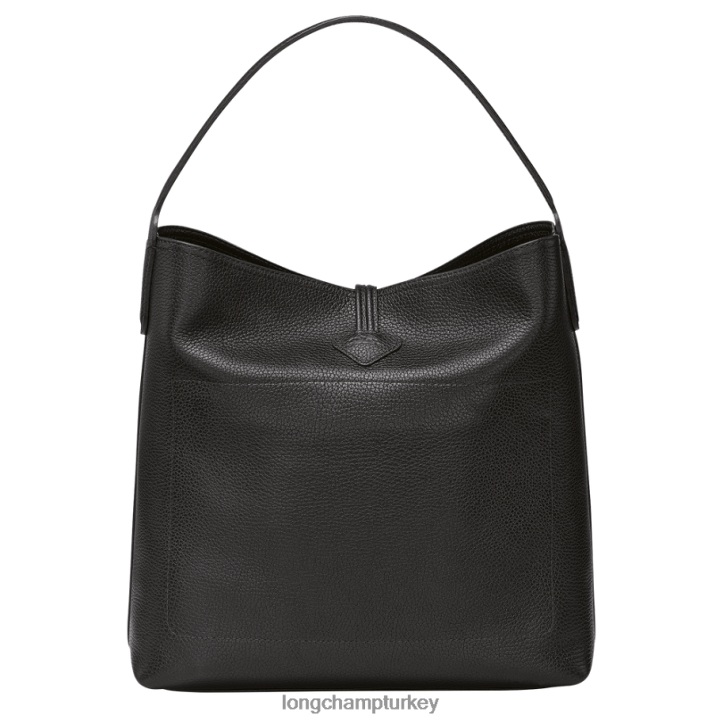 Longchamp çanta siyah kadınlar Roseau Essential Hobo Çanta NJPBL356