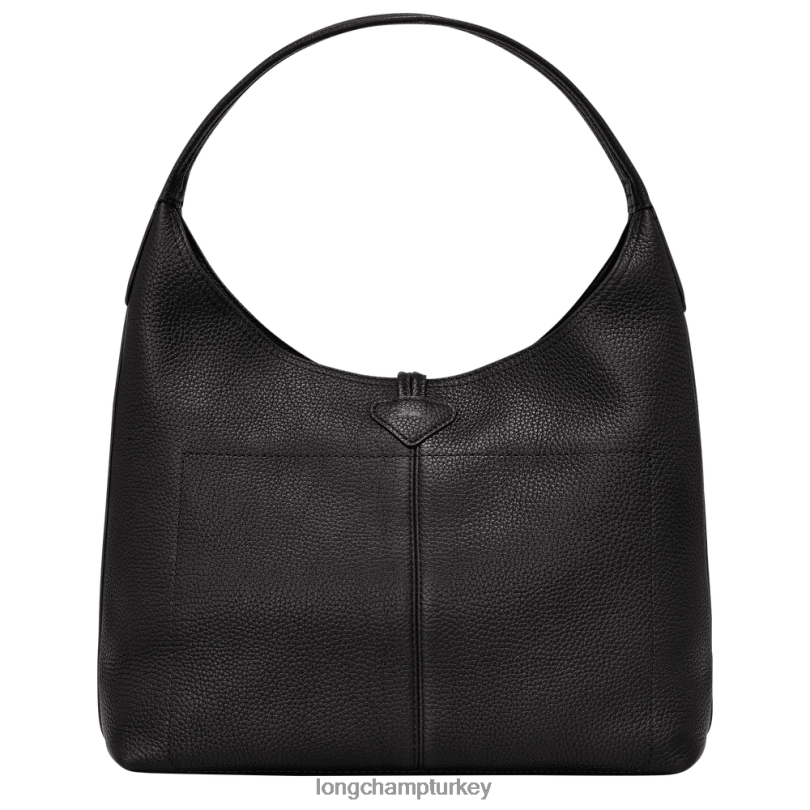 Longchamp çanta siyah kadınlar Roseau Essential Hobo Çanta NJPBL357