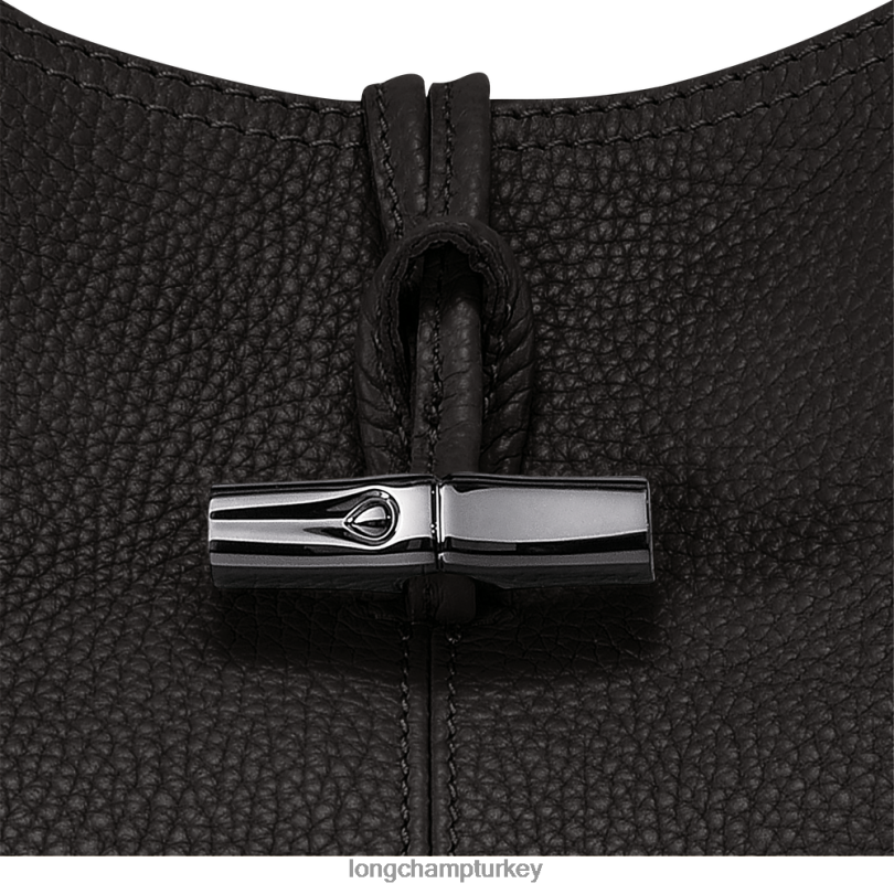Longchamp çanta siyah kadınlar Roseau Essential Hobo Çanta NJPBL357