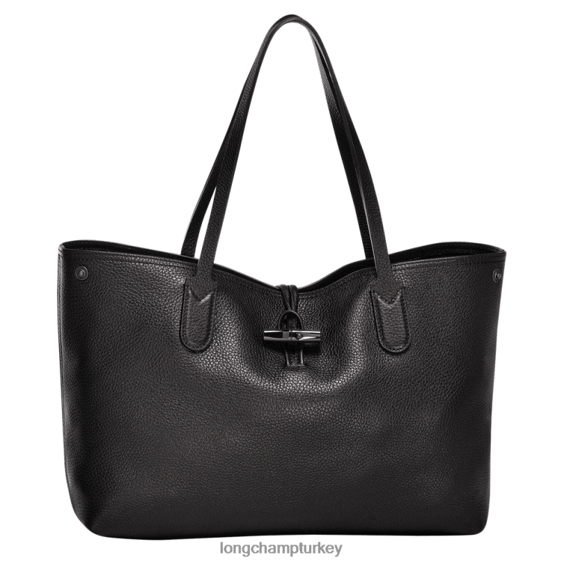Longchamp çanta siyah kadınlar Roseau Essential çantası NJPBL360