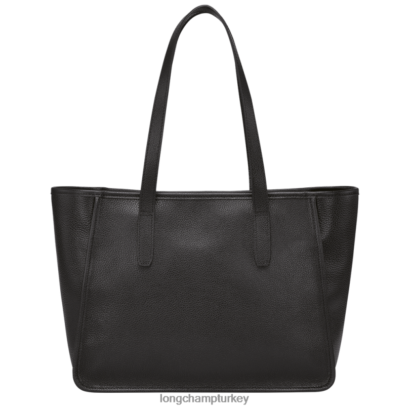 Longchamp çanta siyah kadınlar le foulonne çantası NJPBL384