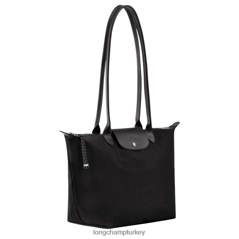 Longchamp çanta siyah kadınlar le pliage enerji çantası NJPBL345