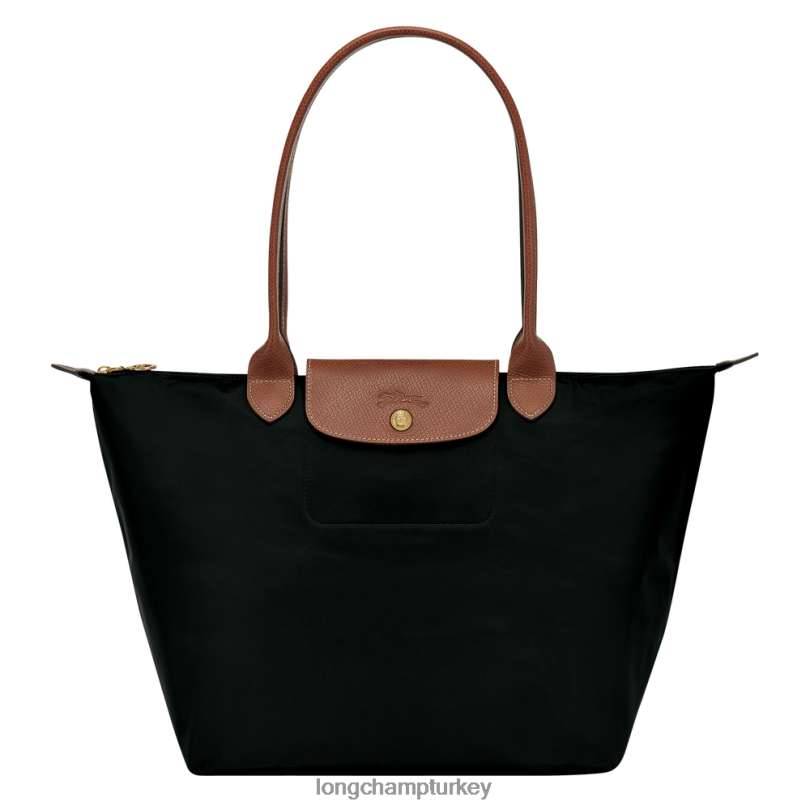 Longchamp çanta siyah kadınlar le pliage orijinal taşıma çantası NJPBL38