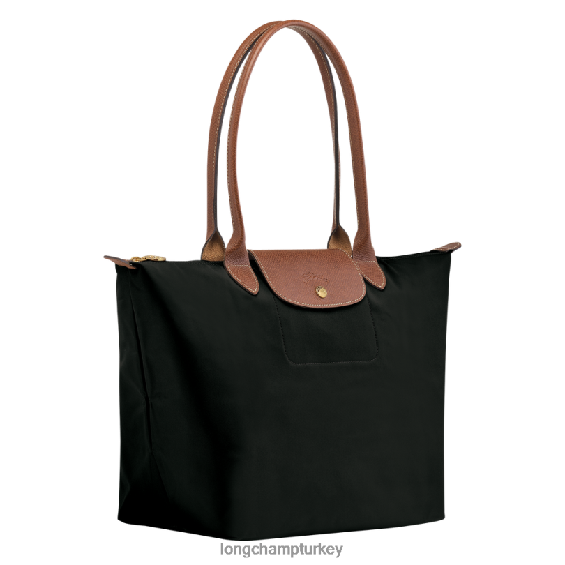 Longchamp çanta siyah kadınlar le pliage orijinal taşıma çantası NJPBL38