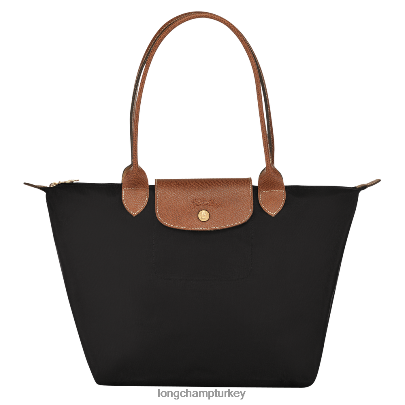 Longchamp çanta siyah kadınlar le pliage orijinal taşıma çantası NJPBL421