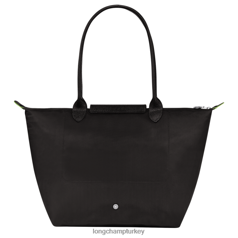 Longchamp çanta siyah kadınlar le pliage yeşil tote çanta NJPBL30