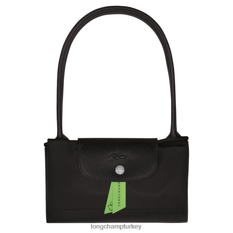 Longchamp çanta siyah kadınlar le pliage yeşil tote çanta NJPBL409