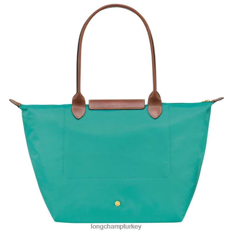 Longchamp çanta turkuaz kadınlar le pliage orijinal taşıma çantası NJPBL418