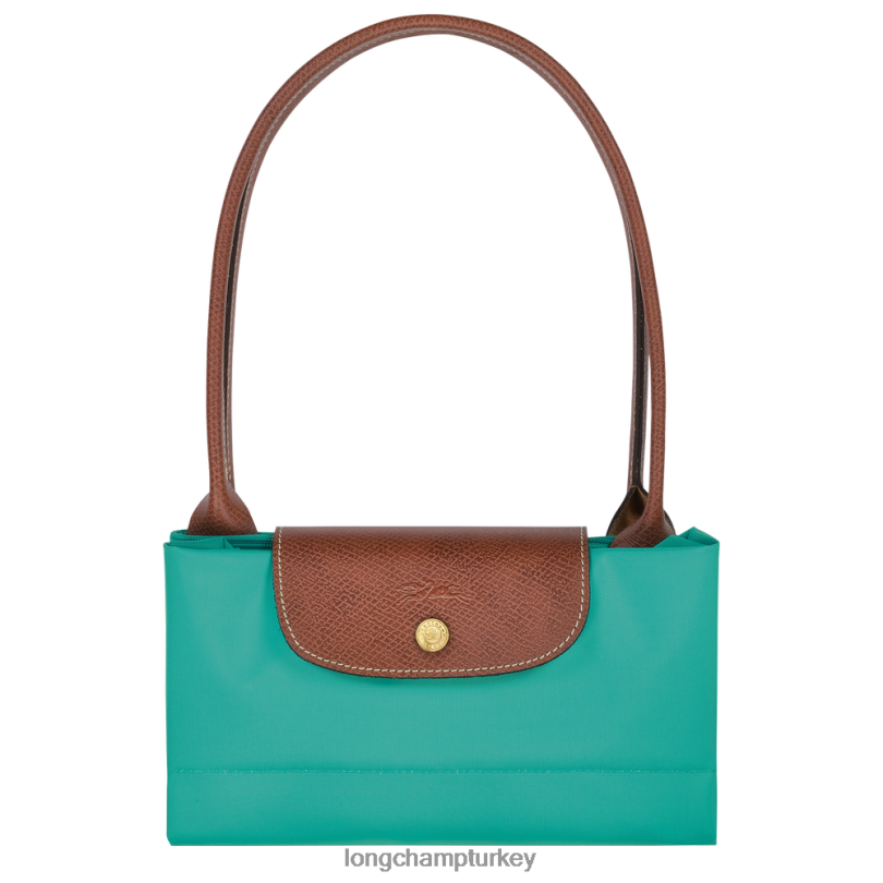 Longchamp çanta turkuaz kadınlar le pliage orijinal taşıma çantası NJPBL418