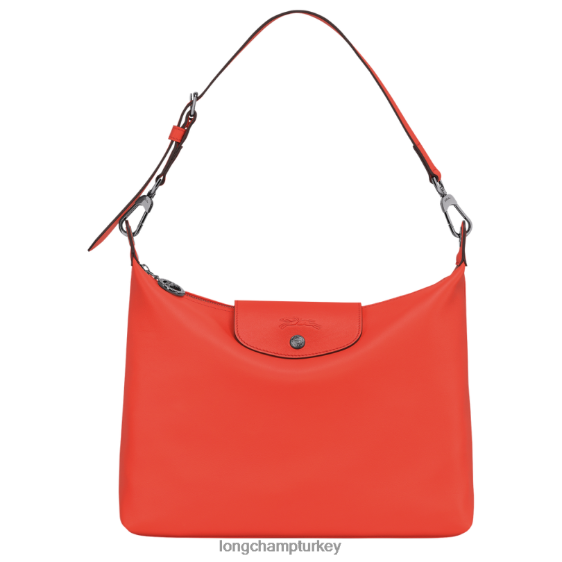 Longchamp çanta turuncu kadınlar le pliage xtra hobo çanta NJPBL393