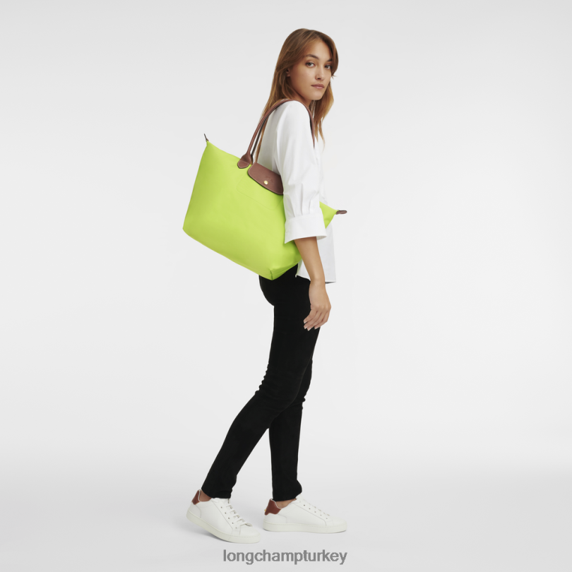 Longchamp çanta yeşil ışık kadınlar le pliage orijinal taşıma çantası NJPBL415
