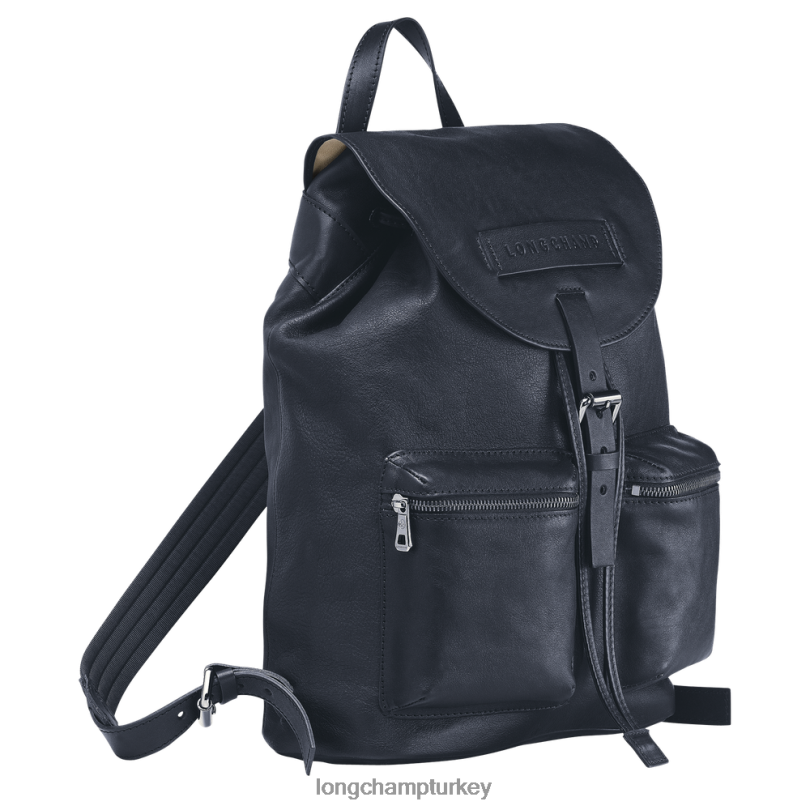 Longchamp çanta gece yarısı mavisi kadınlar 3d sırt çantası NJPBL454