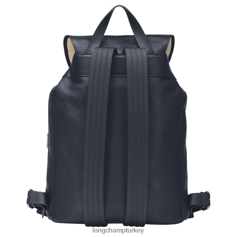 Longchamp çanta gece yarısı mavisi kadınlar 3d sırt çantası NJPBL454