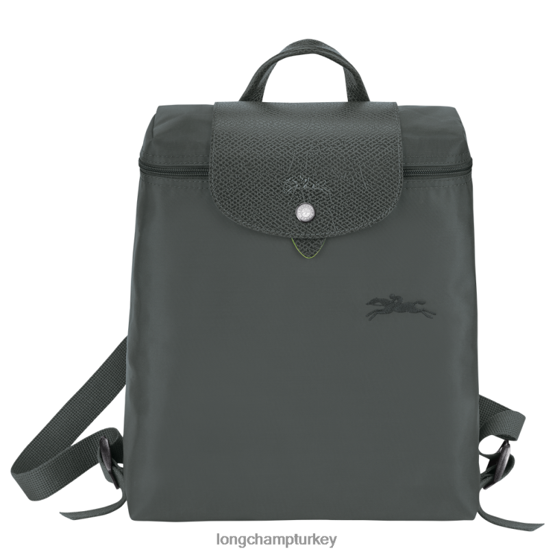 Longchamp çanta grafit kadınlar le pliage yeşil sırt çantası NJPBL437