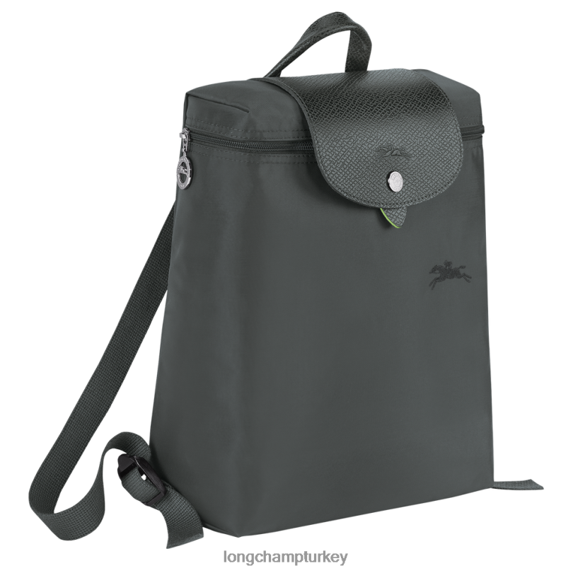 Longchamp çanta grafit kadınlar le pliage yeşil sırt çantası NJPBL437