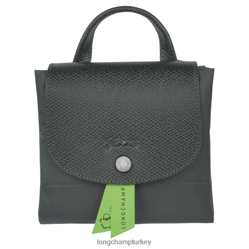 Longchamp çanta grafit kadınlar le pliage yeşil sırt çantası NJPBL437