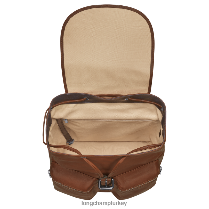 Longchamp çanta konyak kadınlar 3d sırt çantası NJPBL453