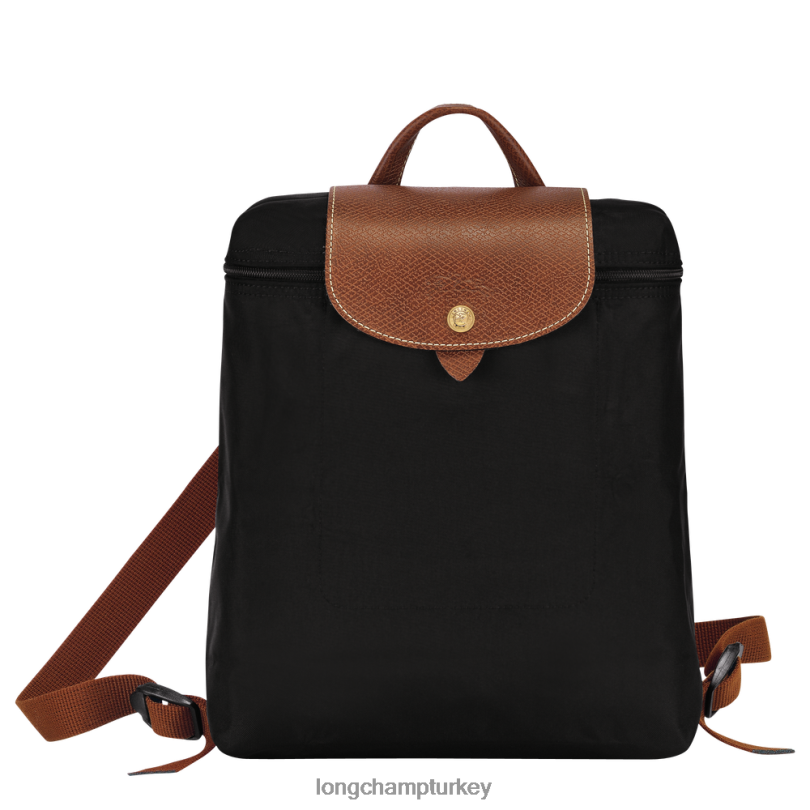 Longchamp çanta siyah kadınlar le pliage orijinal sırt çantası NJPBL441