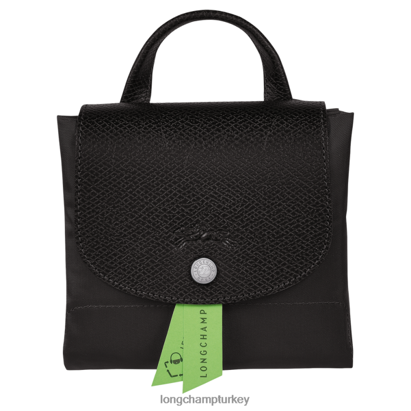 Longchamp çanta siyah kadınlar le pliage yeşil sırt çantası NJPBL434
