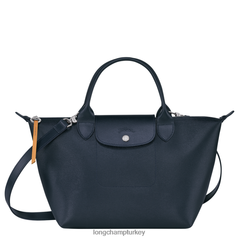 Longchamp çanta Donanma kadınlar le pliage city üst saplı çanta NJPBL88