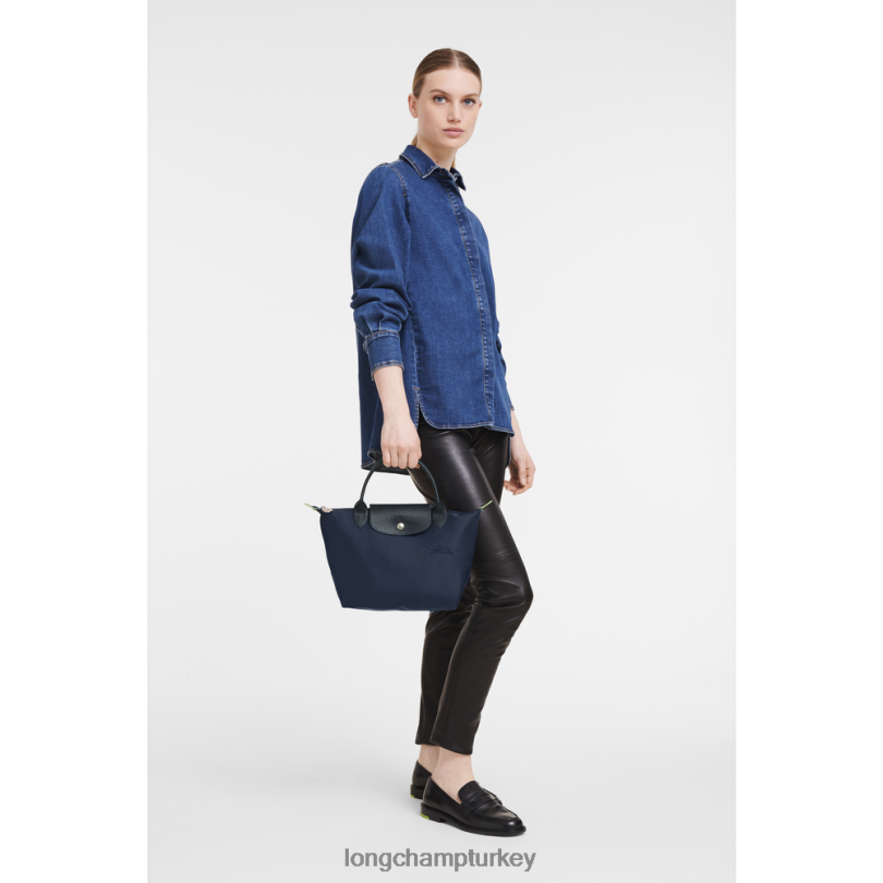 Longchamp çanta Donanma kadınlar le pliage yeşil çanta NJPBL190