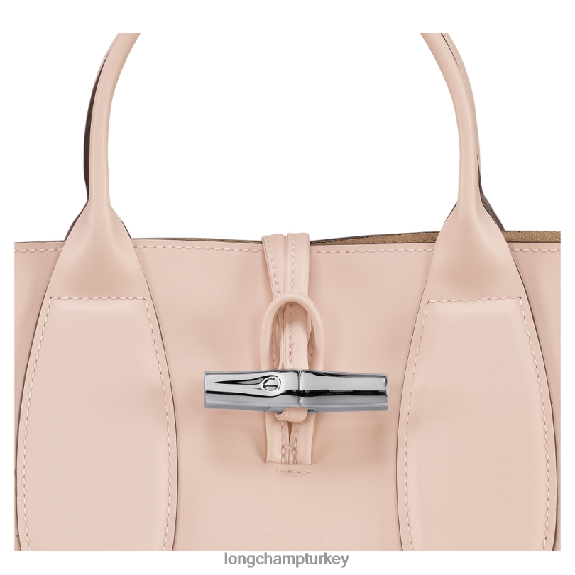 Longchamp çanta açık pembe kadınlar Roseau çanta NJPBL99