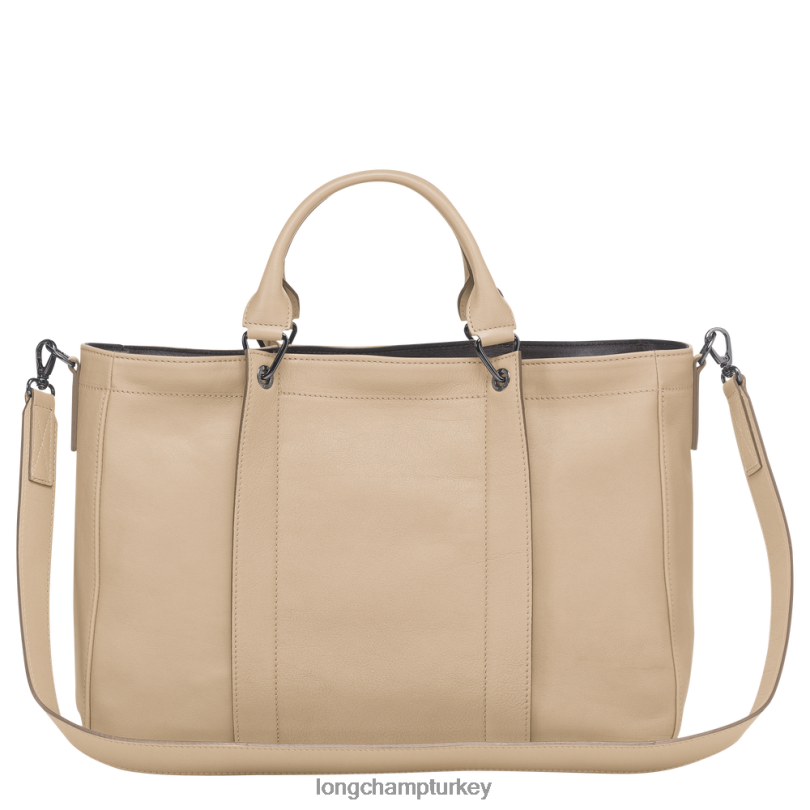 Longchamp çanta bej kadınlar 3d çanta NJPBL182