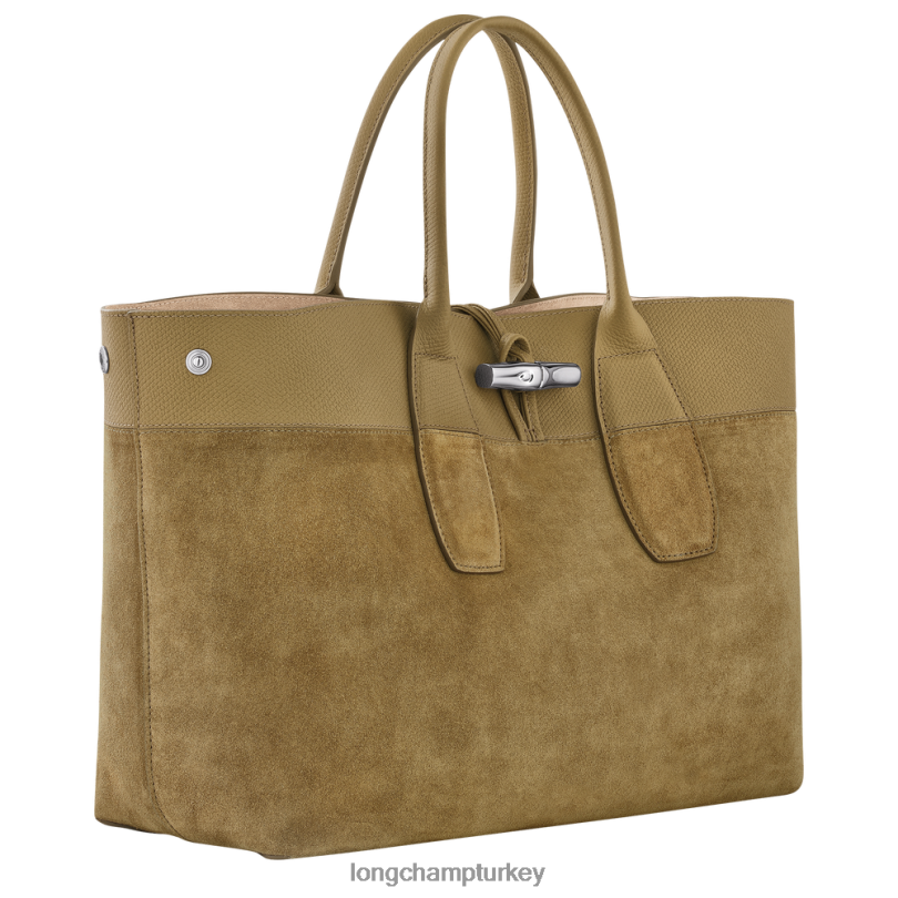 Longchamp çanta bronz kadınlar Roseau çanta NJPBL119