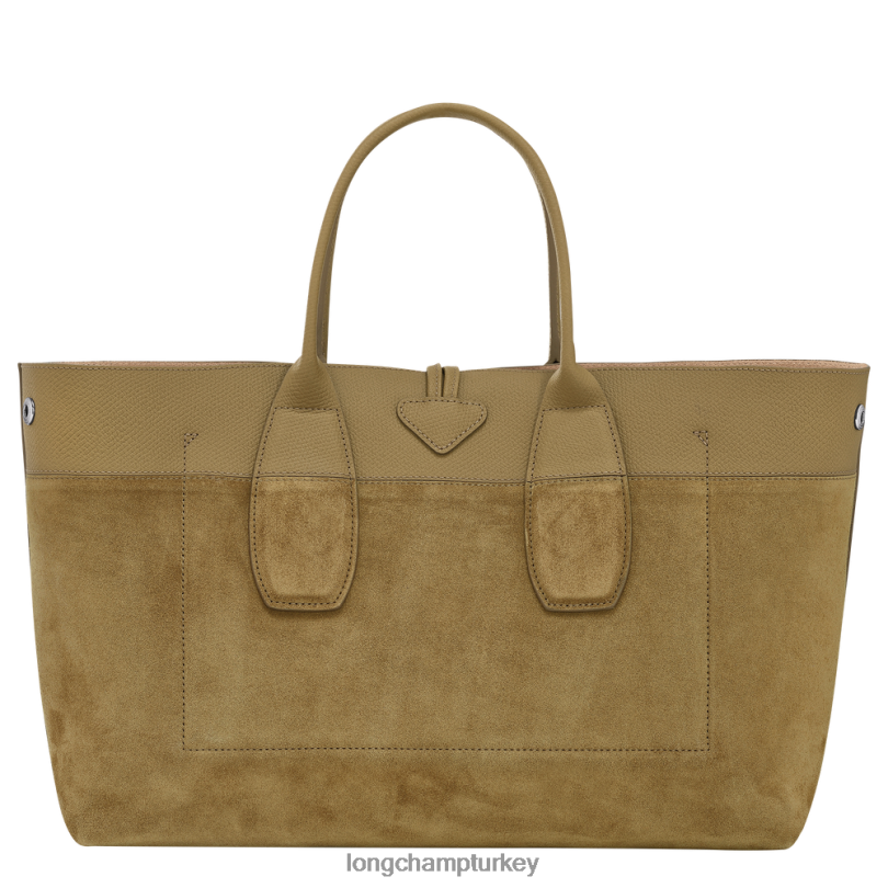 Longchamp çanta bronz kadınlar Roseau çanta NJPBL119